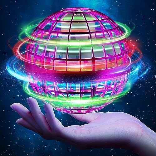 Magic 360° LED Boomerang Ball, Hand-Controlled Mini Flying Drone Toy Gift