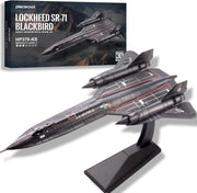 Metal 3D Puzzle SR-71 Blackbird Jet Aircraft Model Kit – Stainless Steel DIY