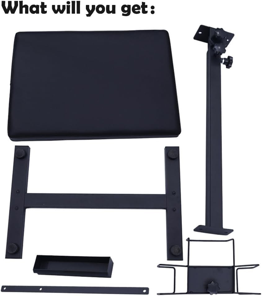 Oversized Tattoo Arm Rest Stand Adjustable Height Soft Pad Studio Workstation