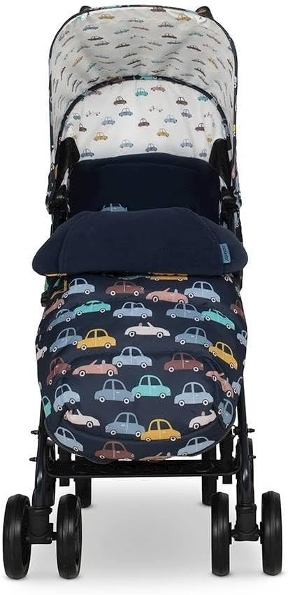 Lightweight Baby Pushchair from Birth to 25kg, Umbrella Fold, Footmuff