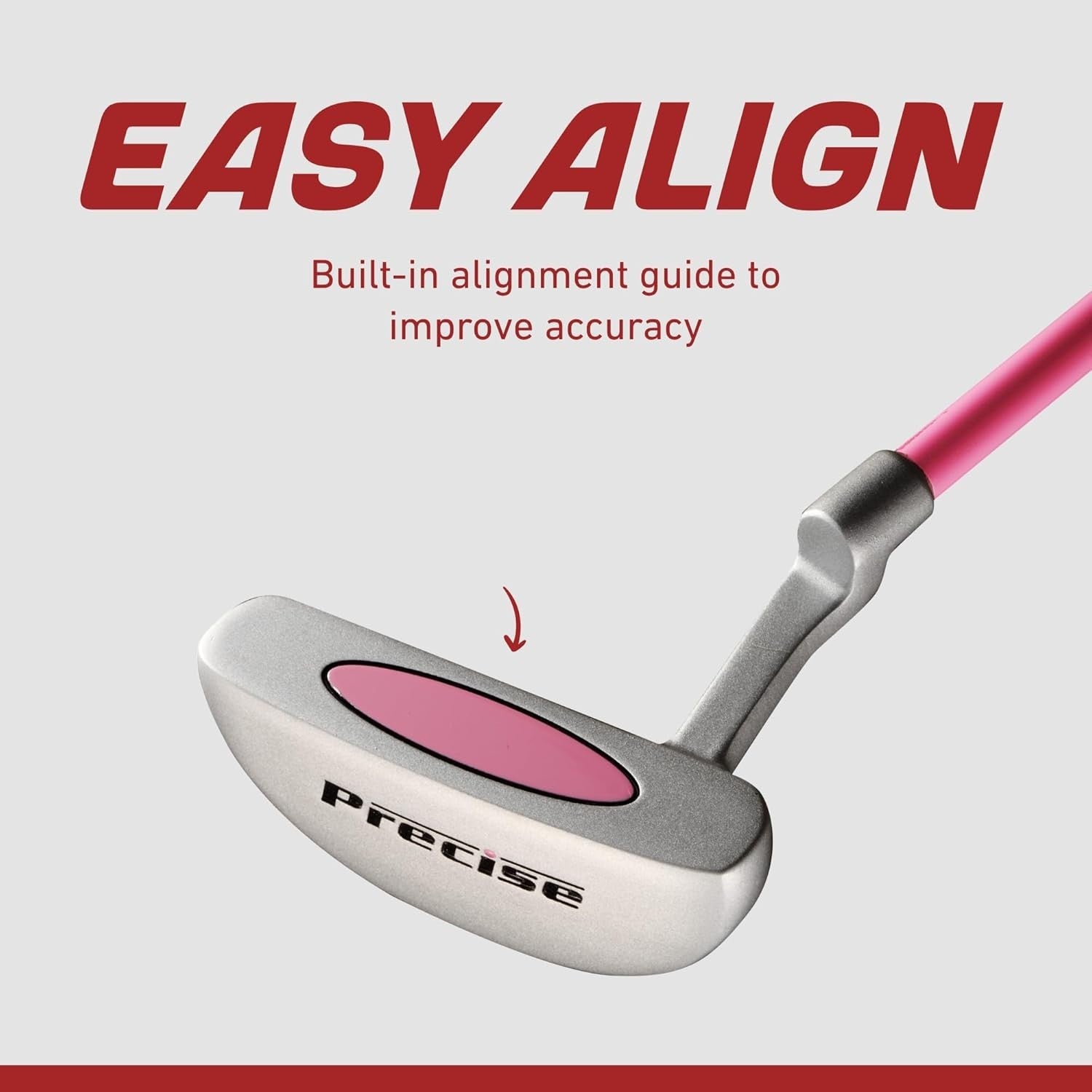 Kids Junior Golf Club Set Ages 6–8 Right Hand Graphite Stand Bag Pink