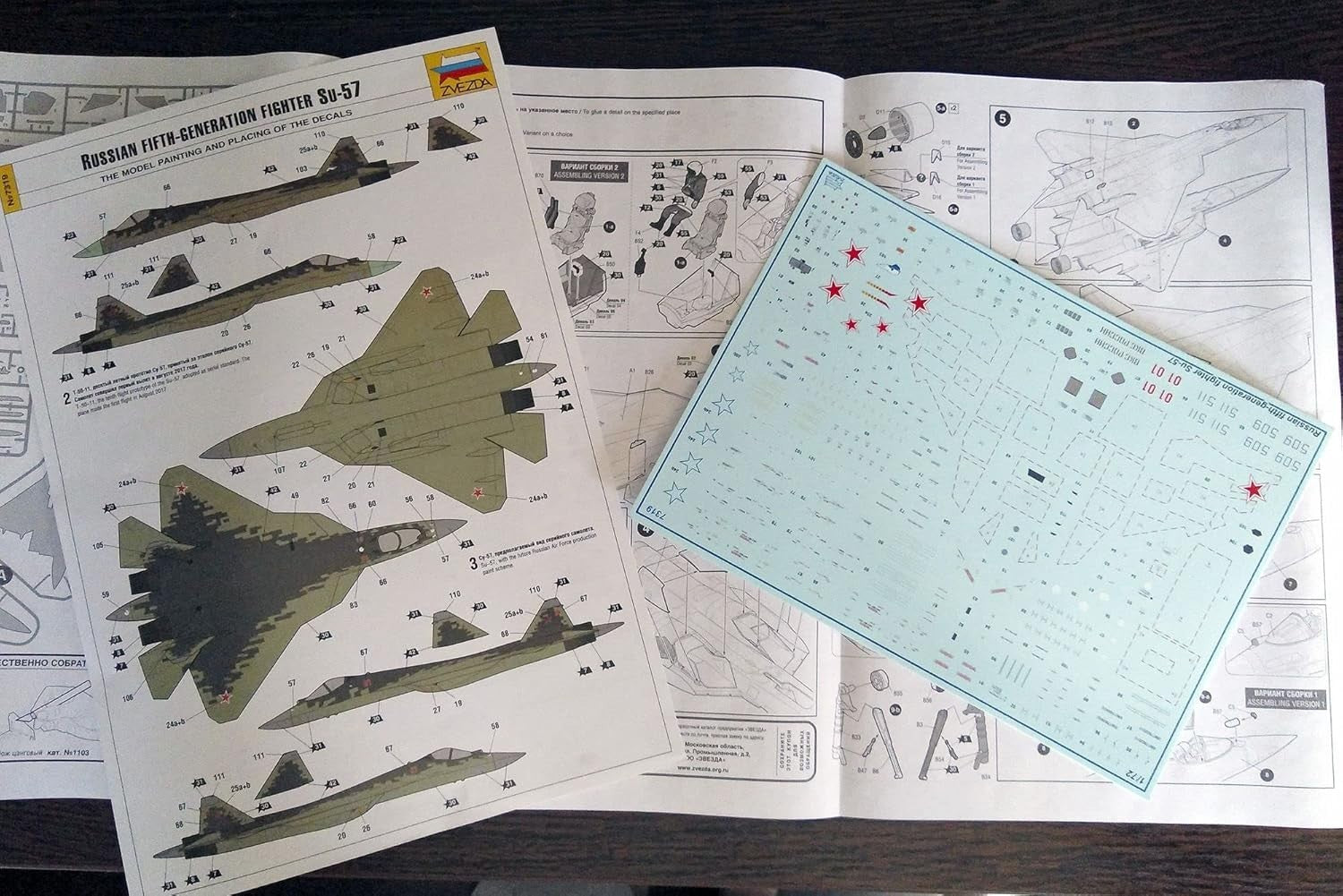 1:72 Sukhoi SU-57 Fighter Jet Model Kit – Beginner-Friendly, Detailed Build