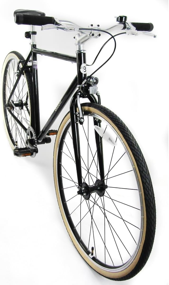 Single Speed 28" City Commuter Bike – Lightweight Carbon Frame, Smooth Ride
