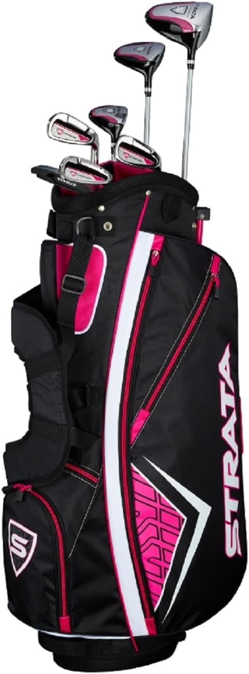 Ladies Right Hand Golf Clubs 11pc Complete Set Driver Hybrid Stand Bag