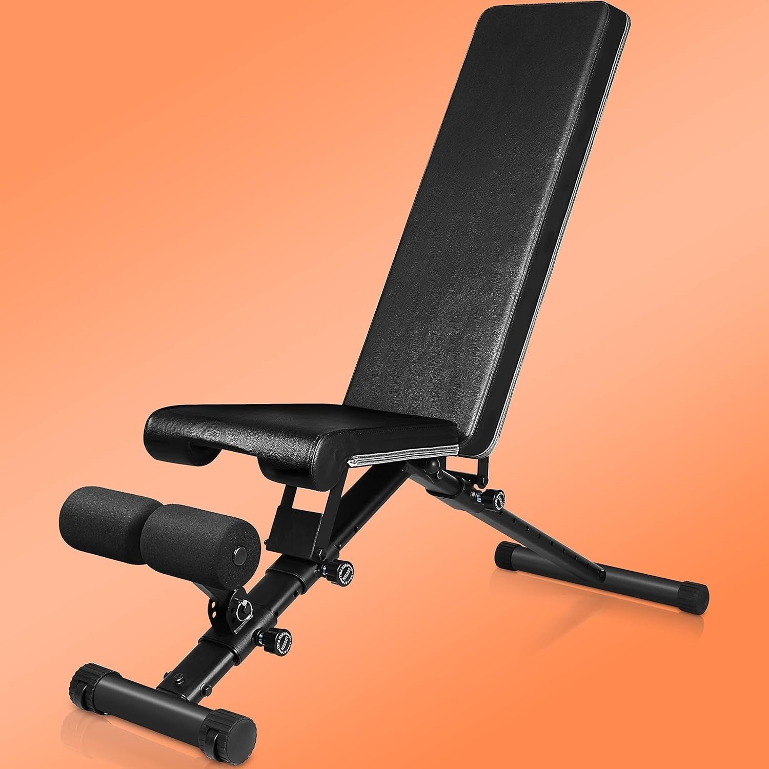 Adjustable Foldable Weight Bench 440lb Capacity Incline Home Gym