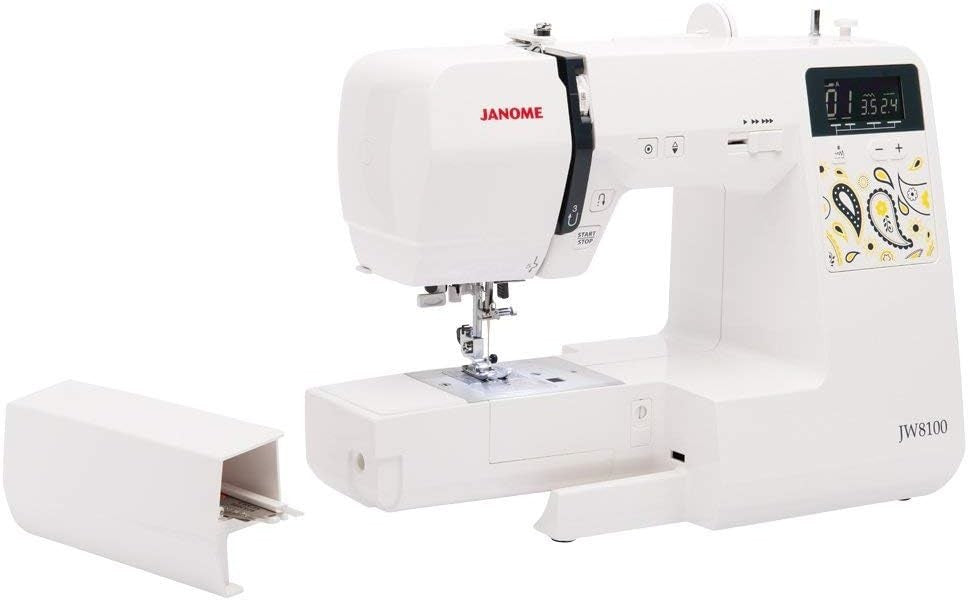 Computerized Sewing Machine 100 Stitches Extension Table Metal Frame