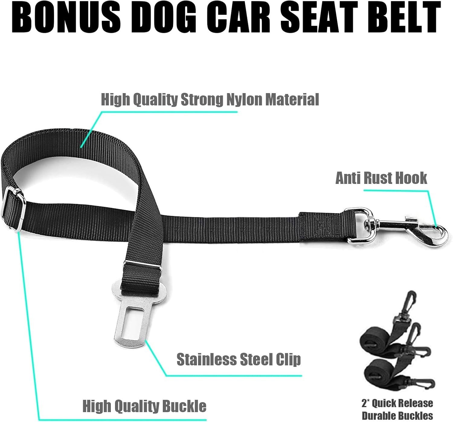 Waterproof Dog Car Seat Cover Hammock Mesh Window SUV Truck Protector