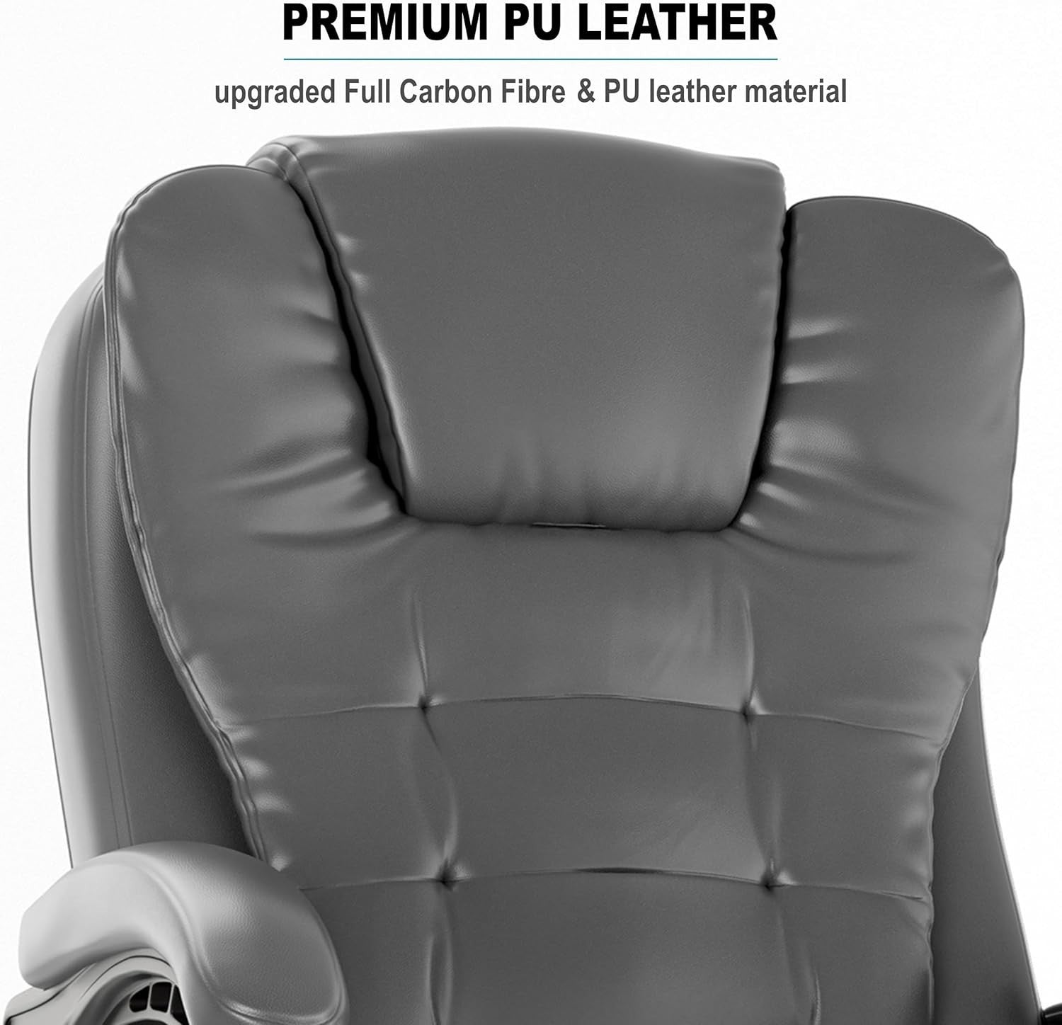 Executive Ergonomic Office Chair Reclining Footrest Swivel Desk Computer Seat Gr