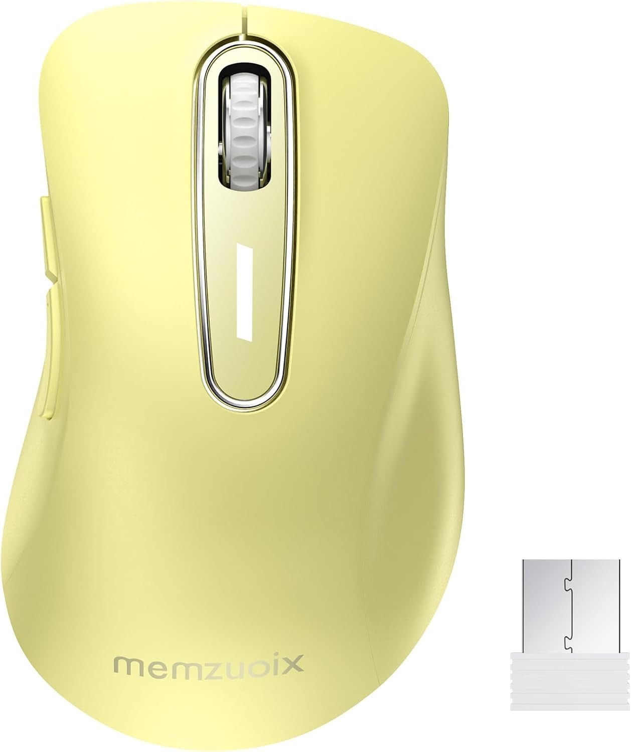 Yellow Wireless Mouse 1400 DPI USB 2.4G Portable 5 Button