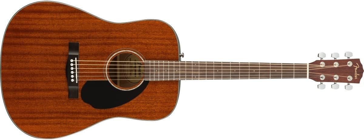 Dreadnought Acoustic Guitar Mahogany Walnut Fretboard