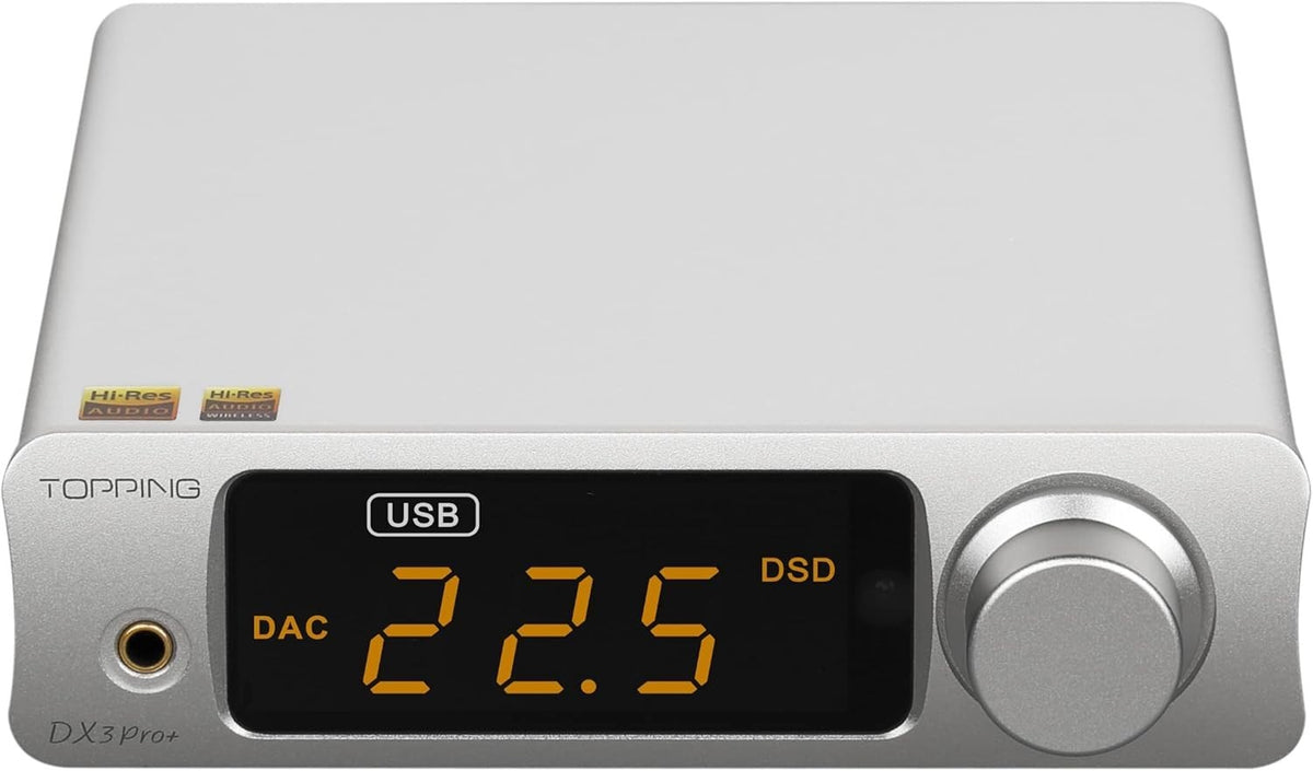 DX3 Pro+ High-Res DAC & Headphone Amp USB Coaxial Bluetooth 5.0