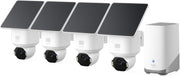 4 Cam 4K Solar Security Camera Kit PTZ AI Tracking 16TB Storage
