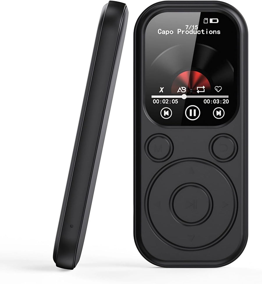 Bluetooth MP3 Player 2.01" IPS HiFi FM Radio 500mAh