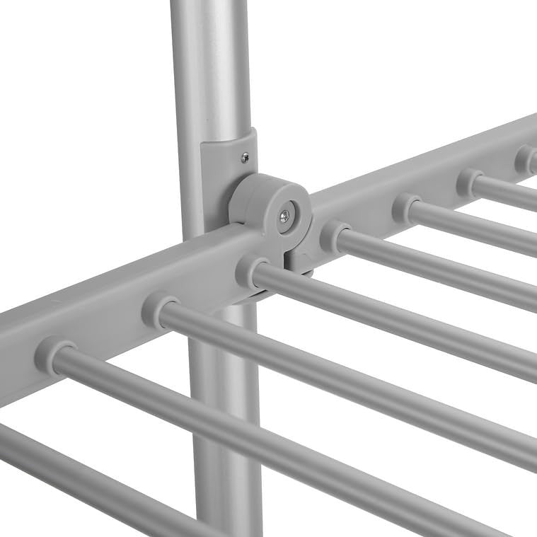 Heated Clothes Airer 4 Tier Folding Electric Indoor Drying Rack Large