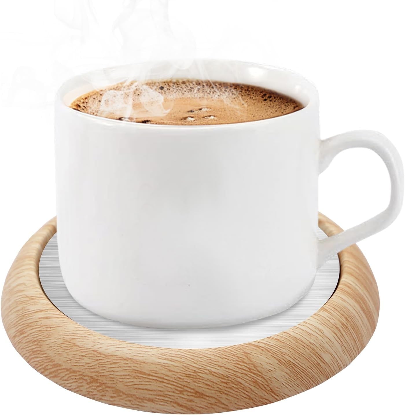 USB Coffee Mug Warmer 75mm Non Slip Heated Coaster