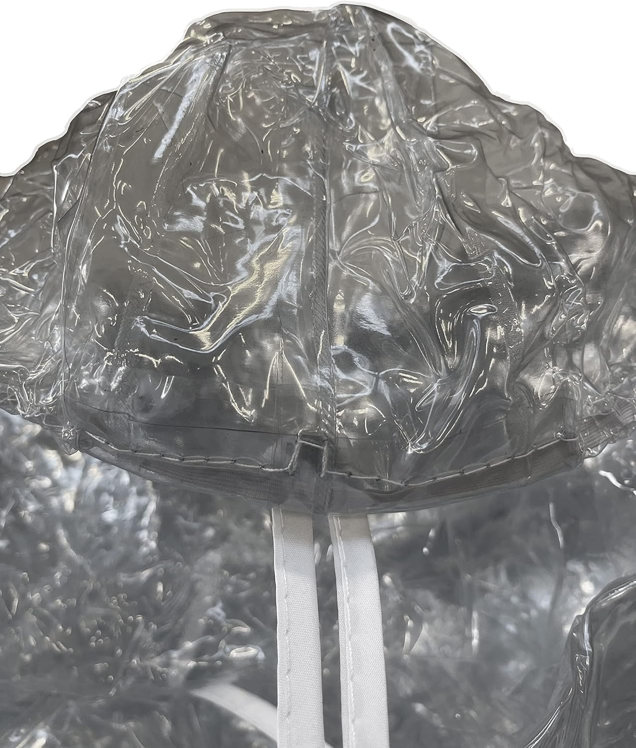 2x3m Transparent Gazebo Roof Cover Waterproof PVC Outdoor Canopy