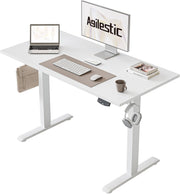 Electric Standing Desk 100x60cm Adjustable Sit Stand Table with Memory