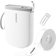 Portable Bluetooth Label Maker 300DPI Thermal Printer White