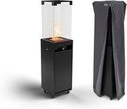 Outdoor Gas Patio Heater 8kW Smokeless Propane Fireplace Freestanding