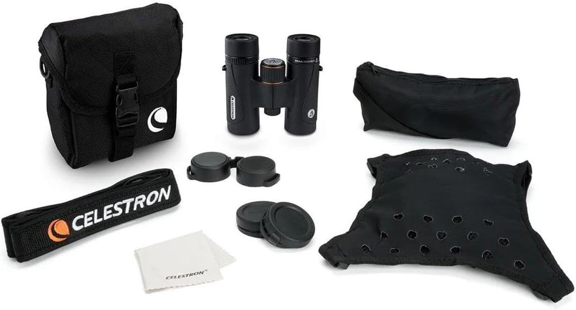 8x32 ED Waterproof Binoculars HD Wide View Birdwatching Hiking Travel Optics