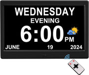 10.1” Dementia Digital Clock Large Day Date Display Dimming Elderly