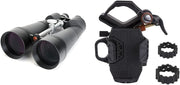 25x100 High Power Astronomy Binoculars HD Long Range + Smartphone Adapter