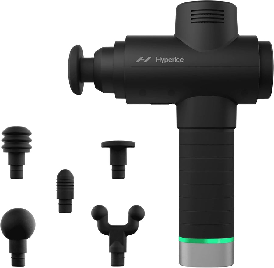 Elite Percussion Massage Gun Quiet Glide Deep Muscle Recovery 5 Speed Kit