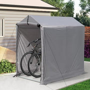 Outdoor Storage Shed 6x3ft Waterproof Bike Garage Roll-Up Zipper Door