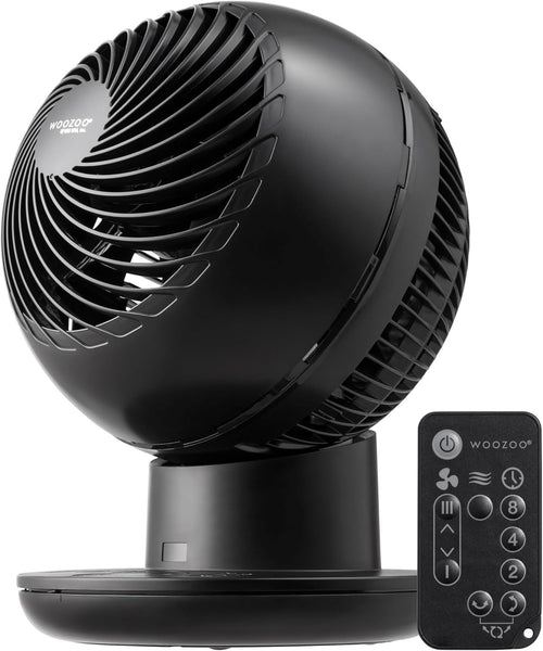 8Speed Quiet Desk Fan –Remote Control Oscillating Table Air Circulator 25m Range