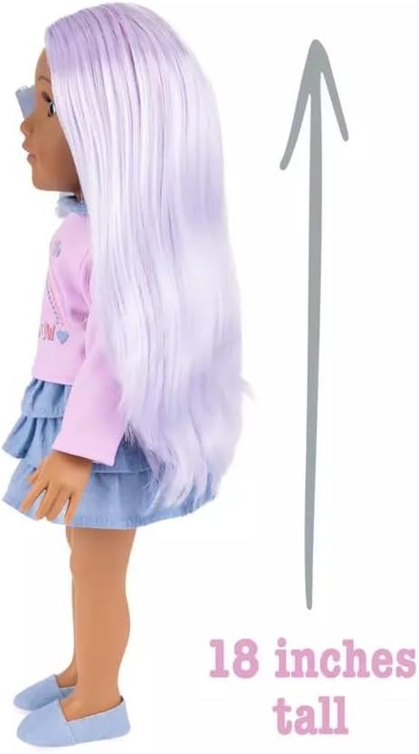46cm Fashion Doll Pastel Hair Poseable Sleepy Eyes Gift Box