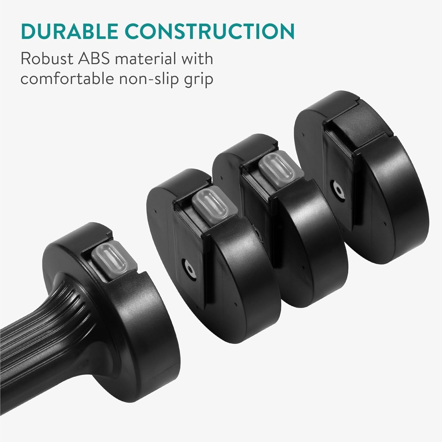 Adjustable Dumbbells Set 1–3.5kg Non Slip Compact Hand Weights Home Gym