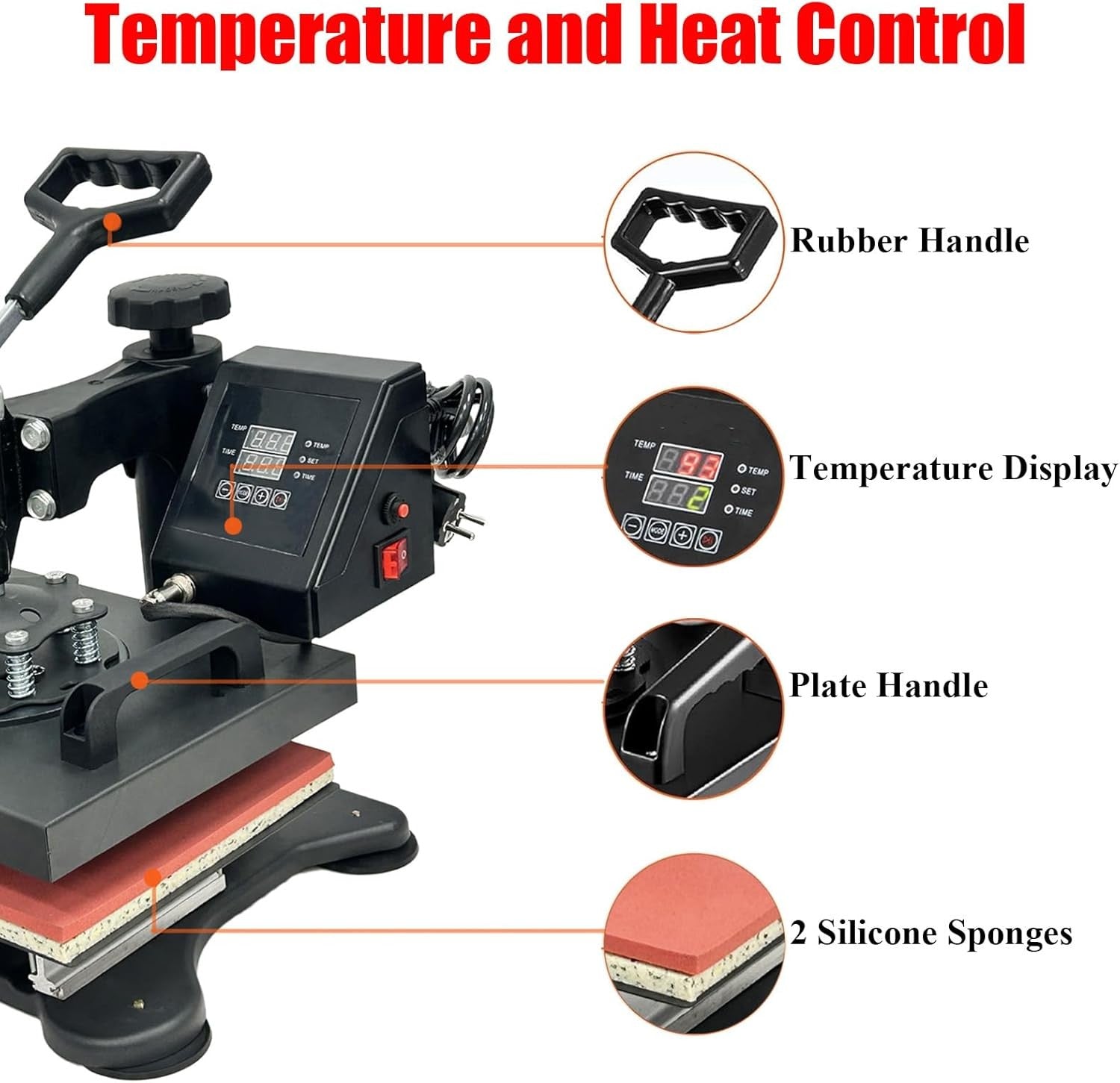 12x10 Heat Press Machine Swing Away Sublimation T-Shirt Transfer Press