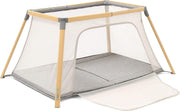 3in1 Baby Bassinet Travel Cot Playpen Mattress Lightweight Foldable Bed Charcoal