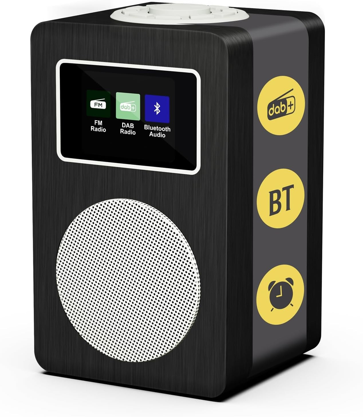 DAB+ Digital Radio Alarm Clock Bluetooth FM Alarm Colour Display