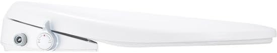 White Elongated Plastic Bidet Toilet Seat Easy Clean Durable