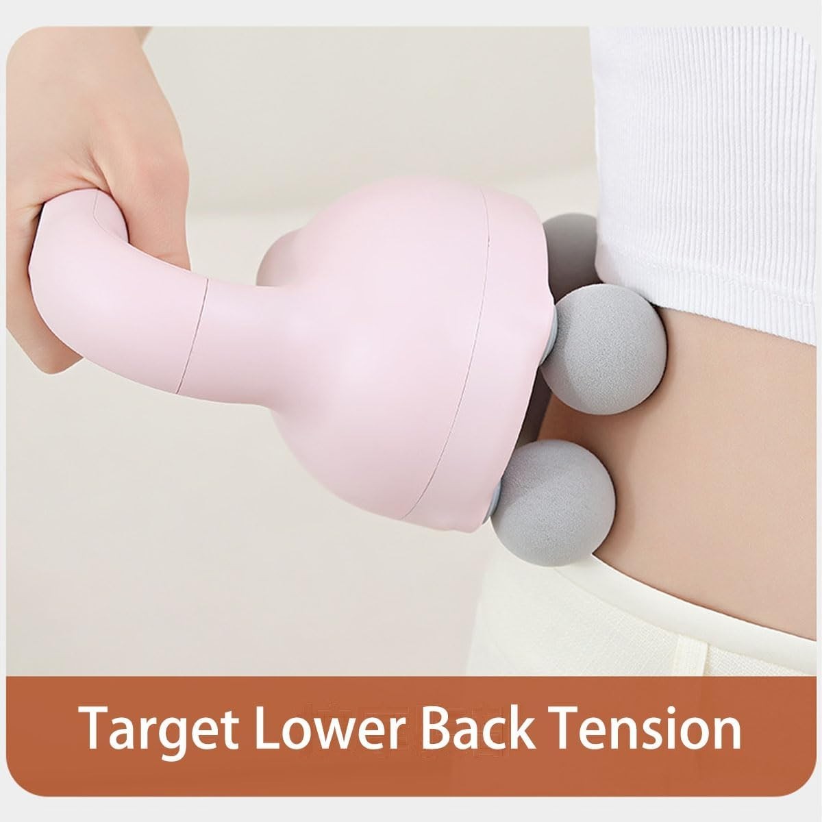 Deep Tissue Massage Gun Quad Head Muscle Relief Portable Percussion Massager