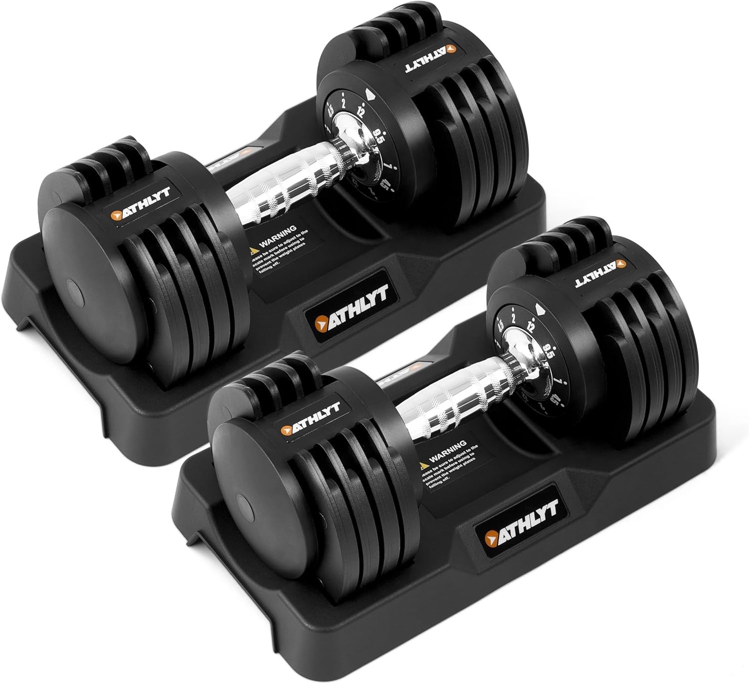 Adjustable Dumbbell 12KG Quick Twist 5 Weights Space-Saving Home Gym