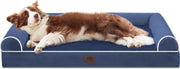 XL Orthopedic Dog Bed 106x76cm U-Shape Navy