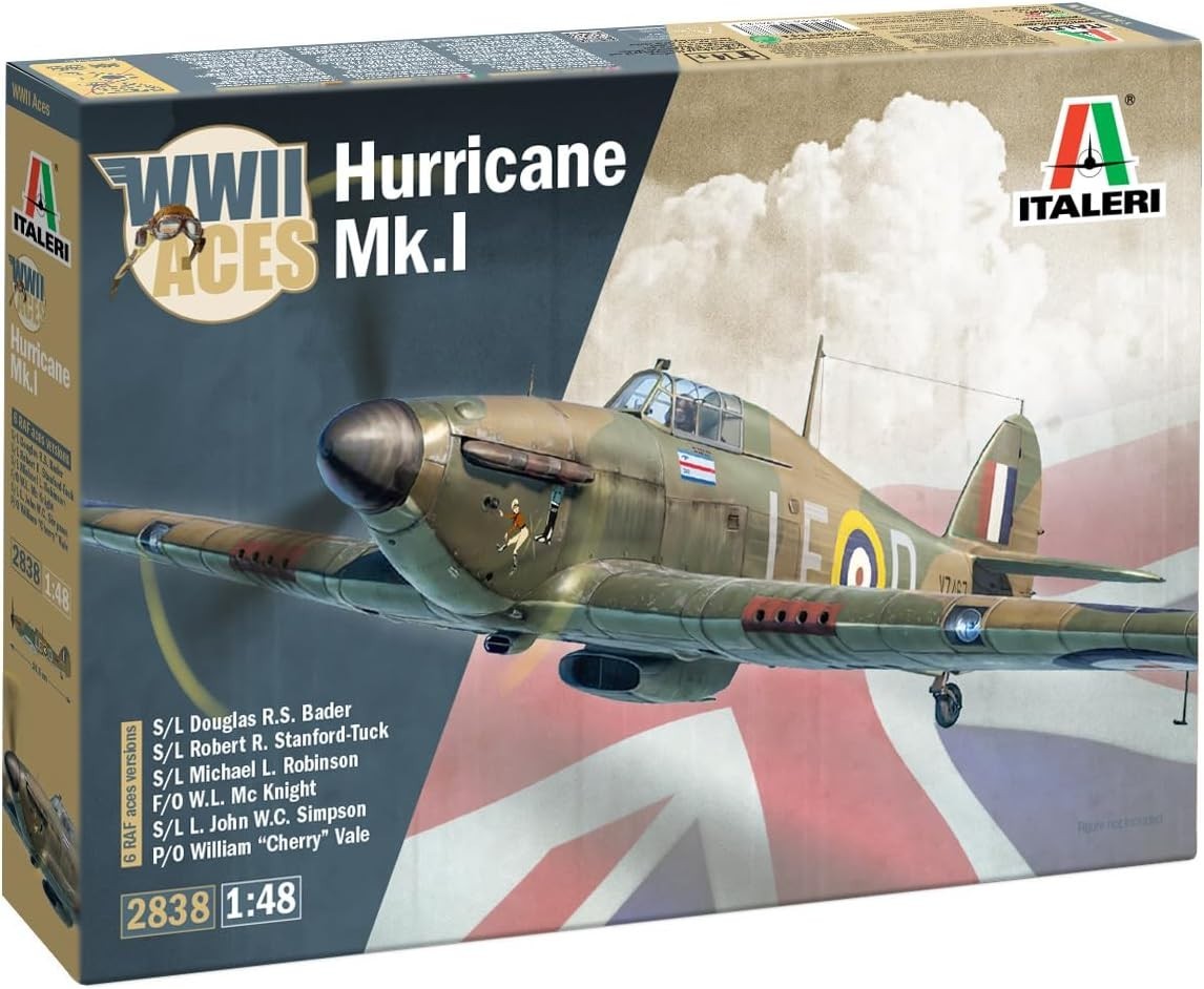 WWII Hurricane Mk I Model Kit 1:48 Scale | Plastic Aircraft Assembly Set