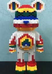 Rainbow Bear Mini Building Blocks Set 1580pcs 30cm Toy Gift for Kids
