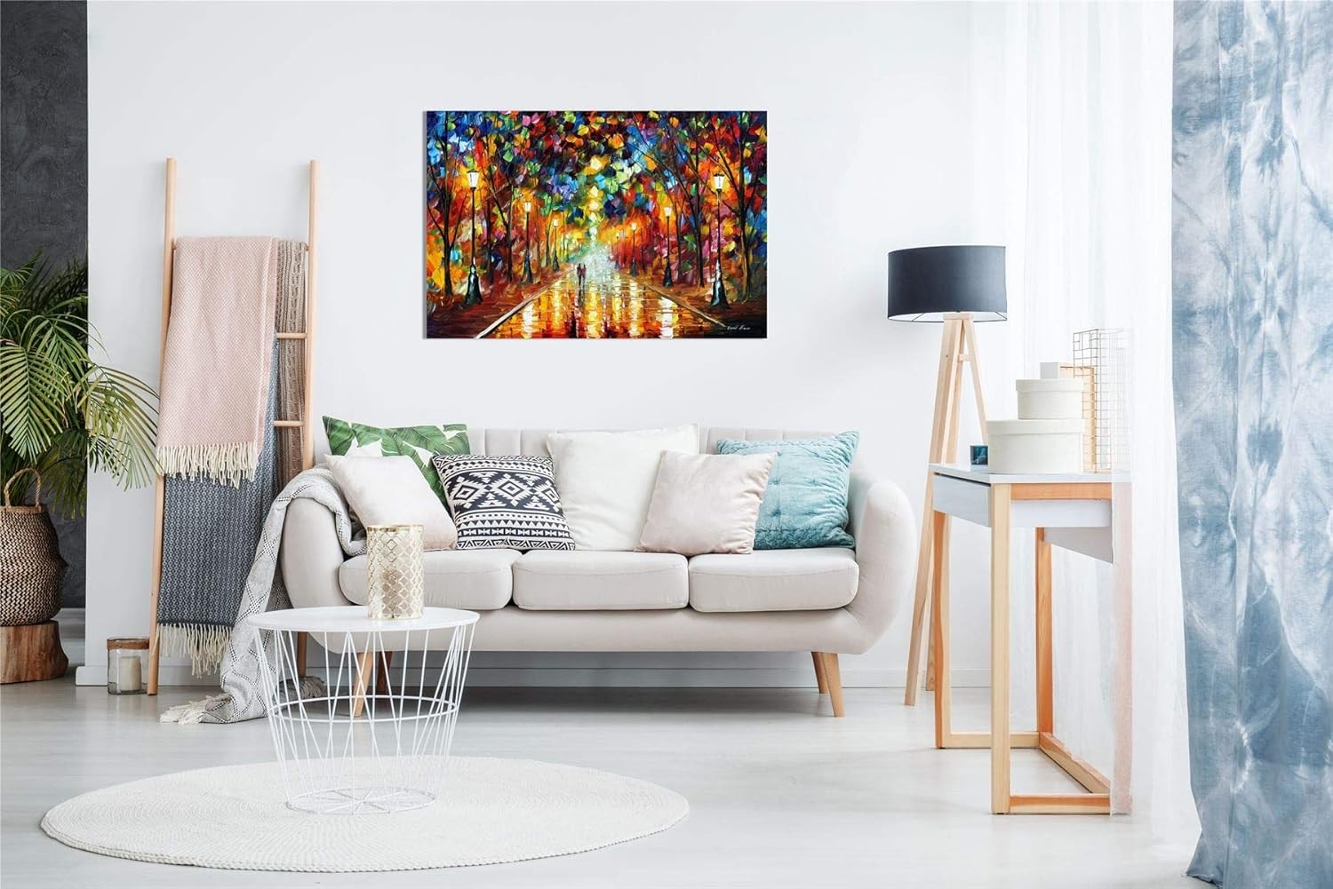 Autumn Park Canvas Wall Art Landscape Picture Print Home Decor Bedroom 12x8