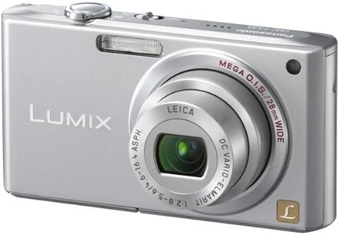 8MP Digital Camera Wide Angle Zoom Compact Camera Silver