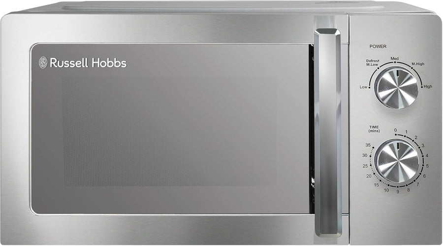 20L 800W Stainless Steel Microwave Manual 5 Power Defrost