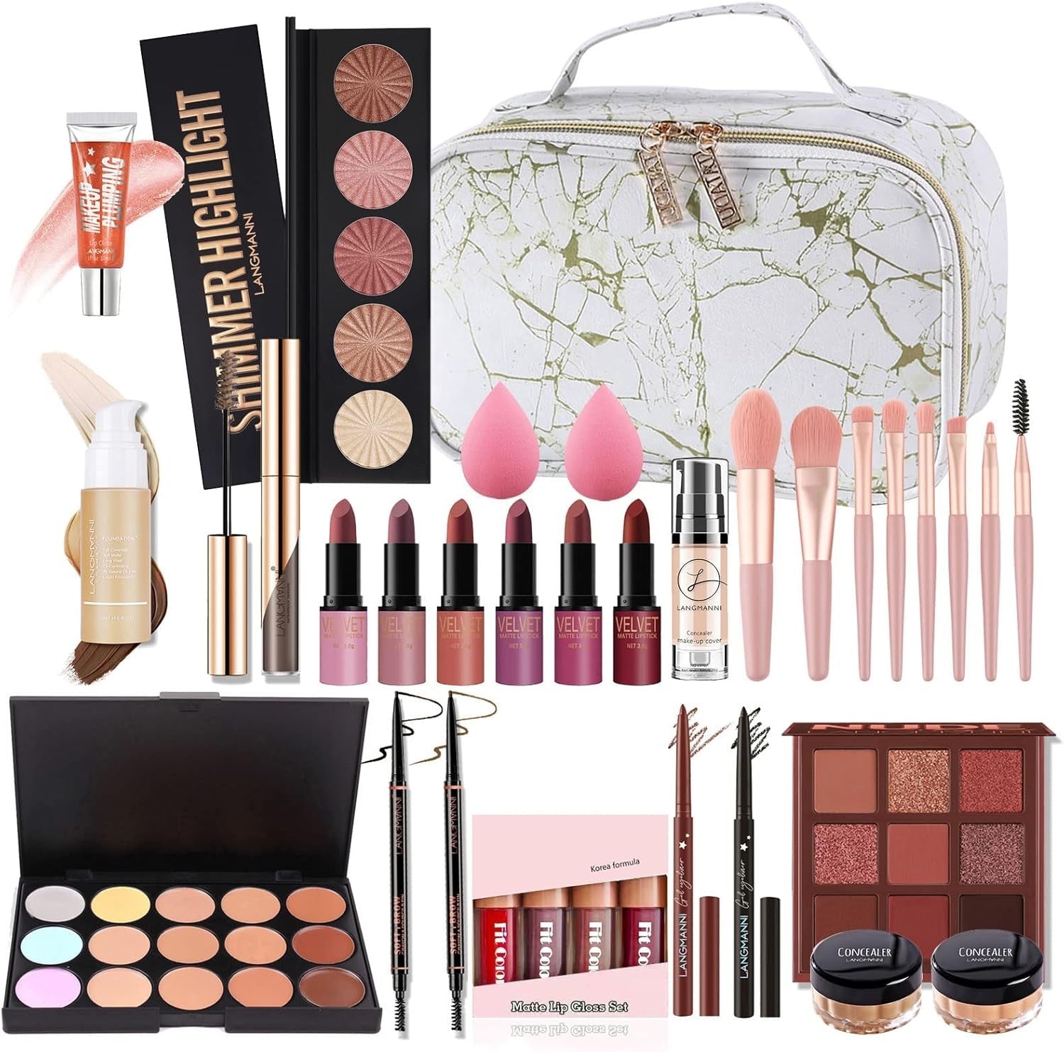 All In One Makeup Kit Full Set Foundation Palette