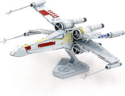 3D Metal Starfighter Puzzle Model Kit Sci-Fi DIY Steel Collectible