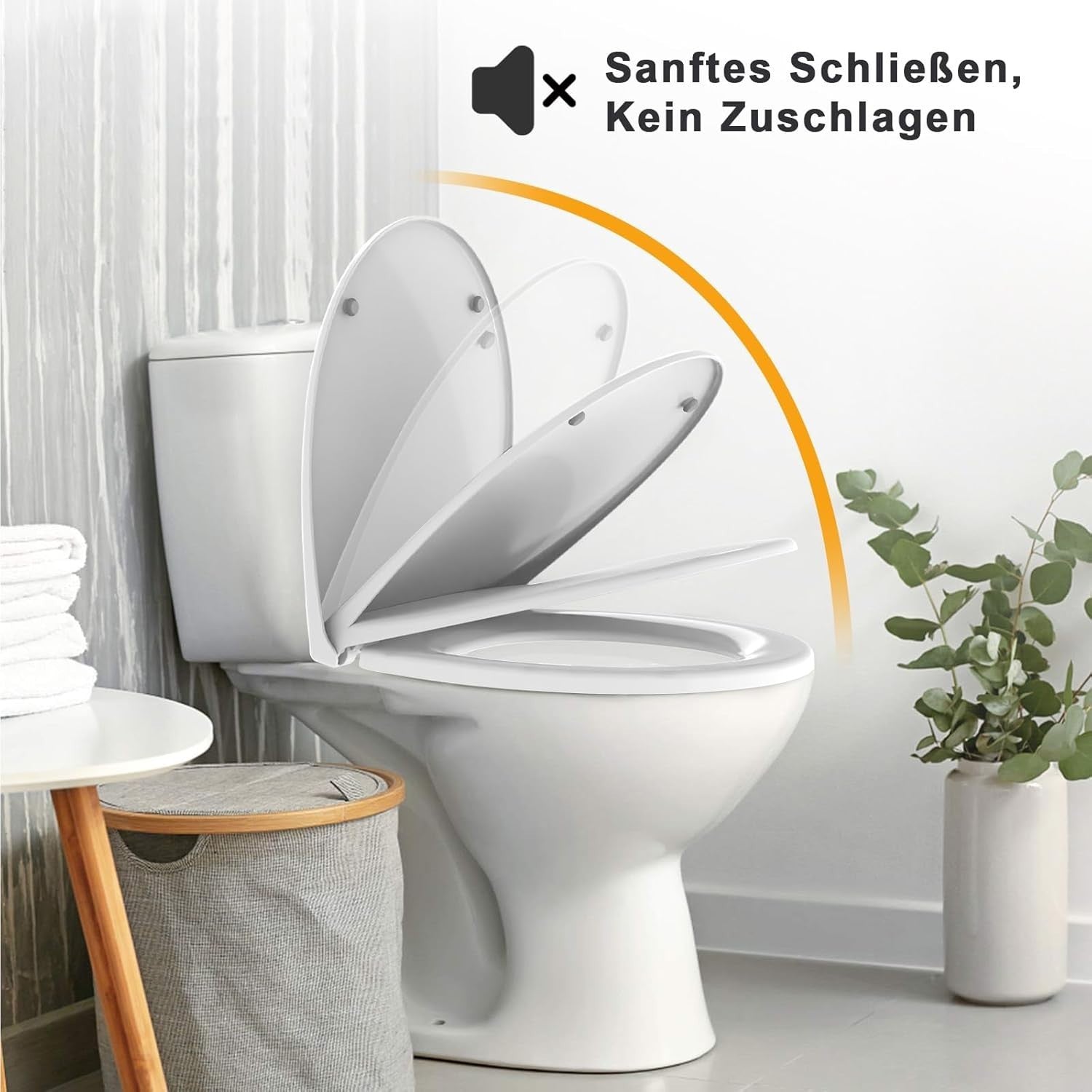 Universal Oval Toilet Seat Soft Close Quick Release White Heavy Duty 150kg