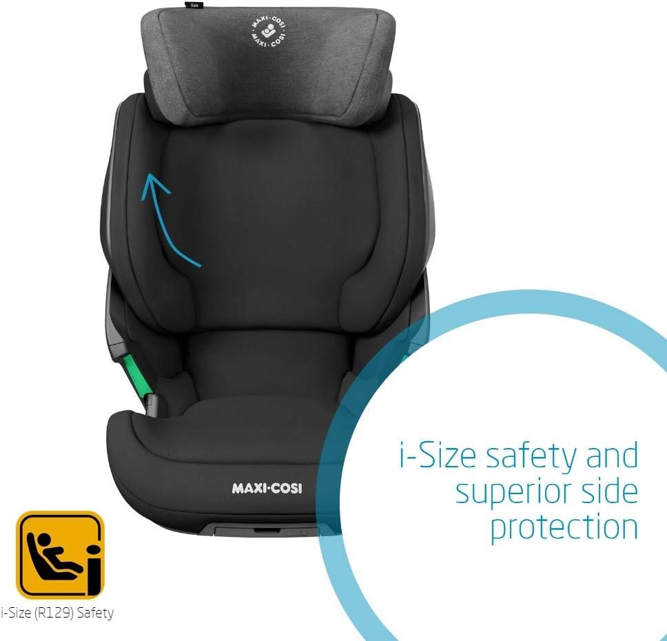 i-Size High Back Booster Seat ISOFIX 3.5–12 Years Side Impact Safety