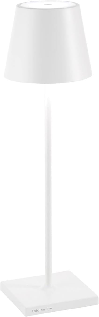 Cordless Rechargeable Table Lamp with Touch Dimmer, Indoor & Outdoor, 38cm