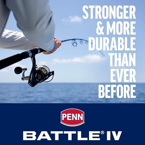 Saltwater Spinning Rod & Reel Combo | 7' Graphite Battle Fishing Kit