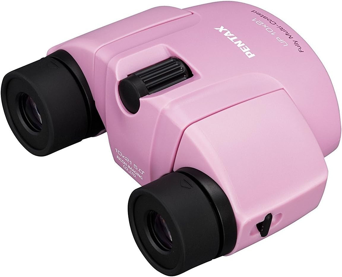 8x21 Compact Pink Binoculars Lightweight Travel Viewing Ultra Clear Optics